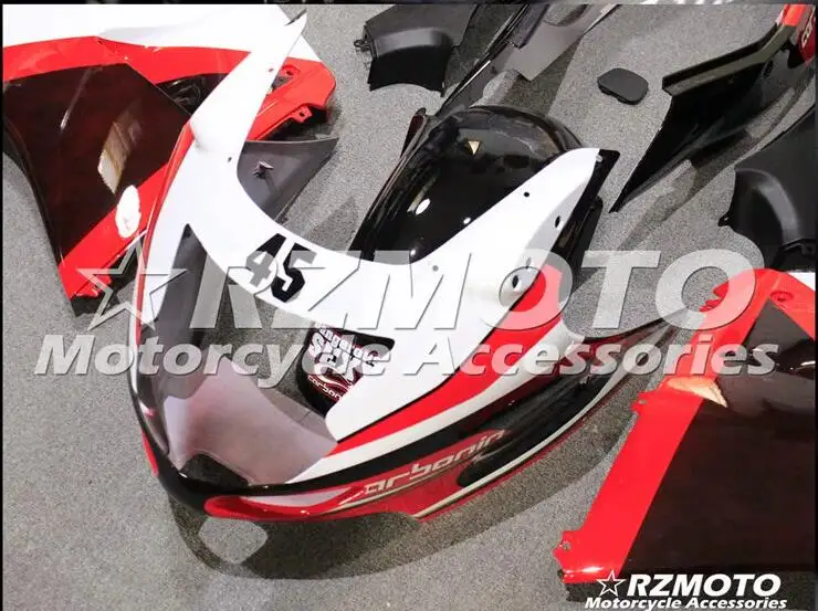 Мотоциклетный обтекатель abs комплект для Honda CBR1100XX BLACKBIRD 1997-2007 корпусные детали формы белый красный Магазин № 0064