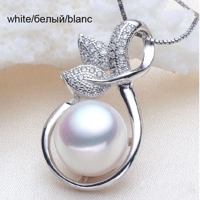 white pearl pendant