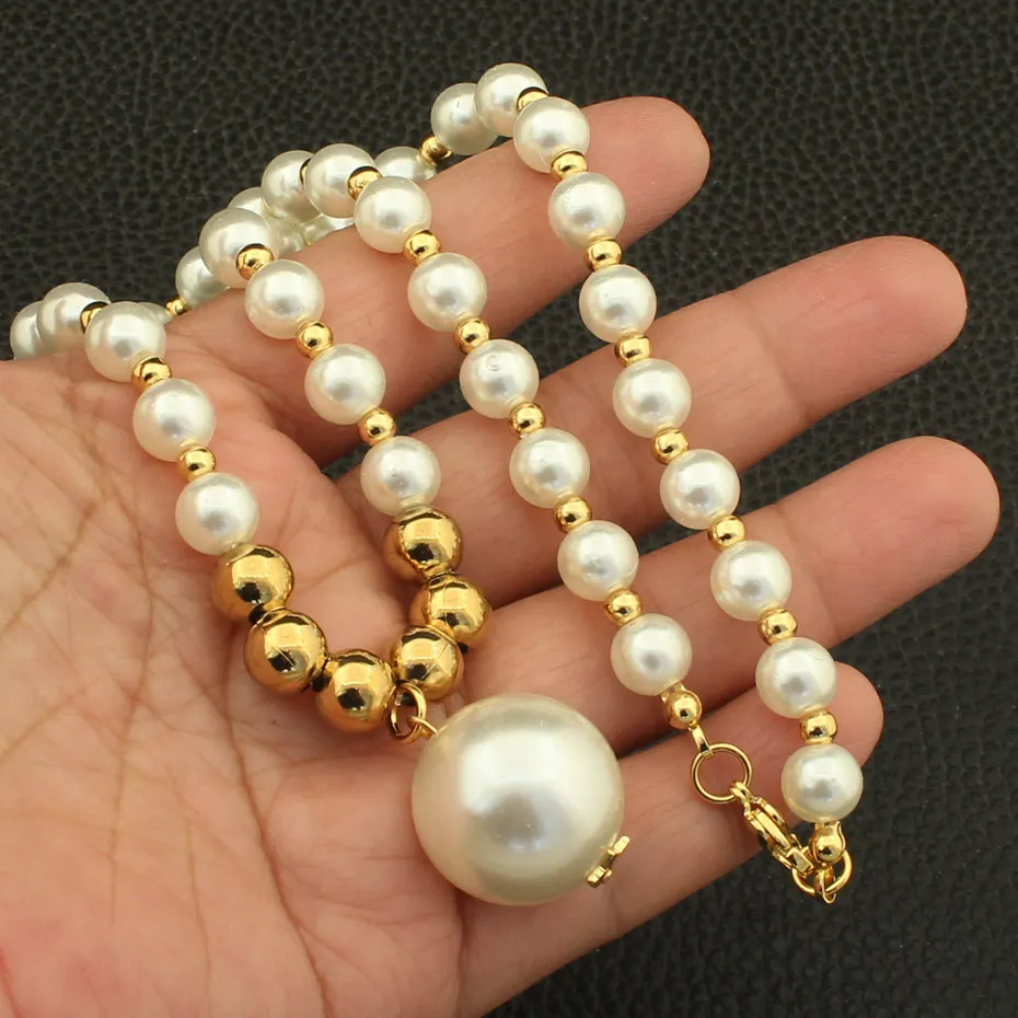 Joyas нержавеющая сталь Винтаж ювелирные изделия золото цвет браслет цепочки и ожерелья наборы для женщин новые Bijuterii SCAZAWBI