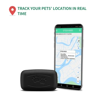 ペットgpsトラッカースマートgpsのトラッカー犬 2 グラムappコントロールIP67 防水