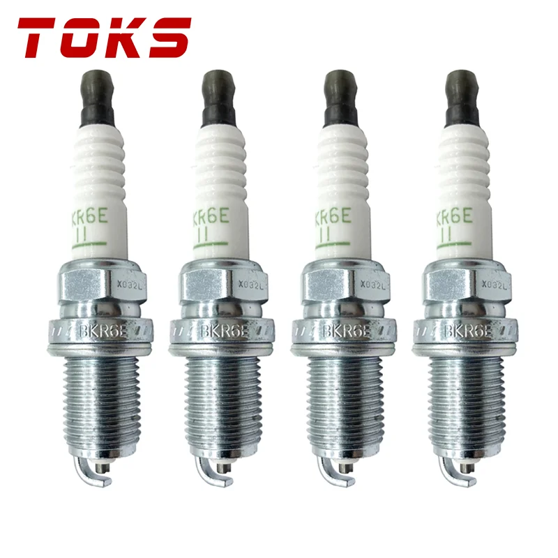 

TOKS 4pcs 22401-50Y06 BKR6E-11 2756 Spark Plug For Nissan Toyota Suzuki Audi Isuzu Sentra Infiniti QX4 2240150Y06 BKR6E11