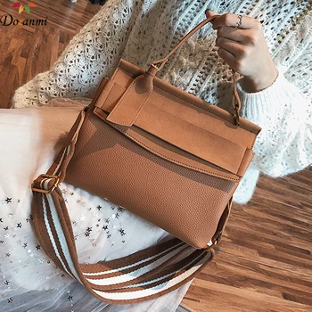 

DORANMI Leather Women's Bags 2019 Classic Top-handle Luxury Bags Shoulder Bag Female Crossbody Bag Big Top-handle Bolsos G168