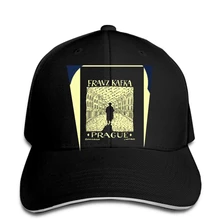 Бейсбольная кепка Редкие винтажные 90s franz kafka в Праге художественное произведение в музее поп-арт Рисунок