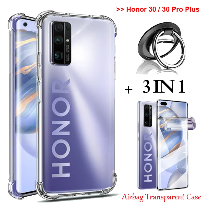 Honor30Pro гидрогель пленка бронь стекло Honor 30 Pro Plus чехол хонор30 хуавей хонор про
