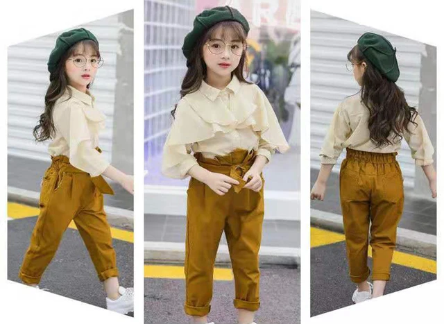 mother kids Fashion Kid Clothing 2023Autumn New Two-piece Baby girl clothes  Kid Clothes Girl boy Pullover Groups of Pant ملابس - AliExpress