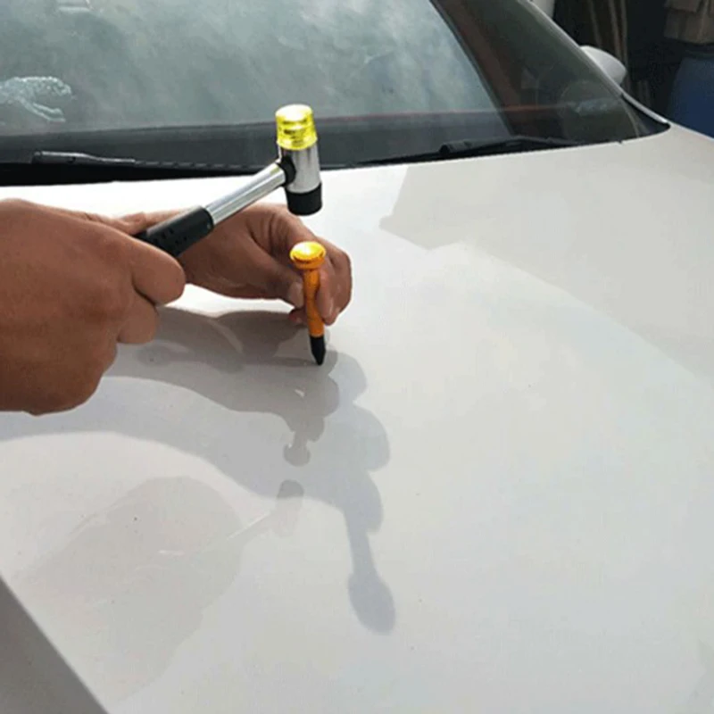 GTBL Tools Gold Aluminum Pen Tap Down Pen Paintless Dent Removal Pen For Dent Repair Tool Auto Hand Tools