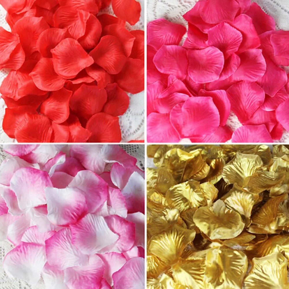 100 шт Свадебные лепестки из искусственного шелка лепестки роз цветы Petalas Petalos Свадебная душевая ваза в проход Декор конфетти