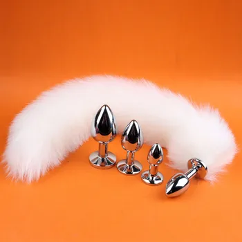 Removable Tail Plug Fox Tail Rear Butt Plugs Adult Juguetes Se Sexsuale Anal Plug Anal Dilator Sex Stuff Butt Plug Soft 4