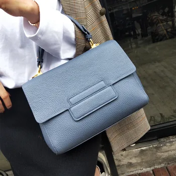 

Bags Women 2020 New Genuine Leather Women's Bag Korean Simple Fashion Ms. Handbag Single Shoulder Bag