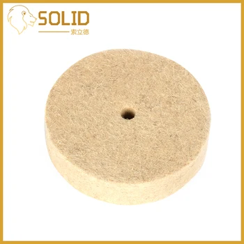 

Grinding Head 75mm Wool Felt Buffing Polishing Wheel Jade Metal Mirror Surface Finish Bench Grinder Tool 10Pcs Thickness 20mm