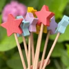 12pcs Wooden Star Fairy Stick Baby Nordic Wood Toys Beech Creative Room Decoration Kids Montessori Educational Toy for Children 1