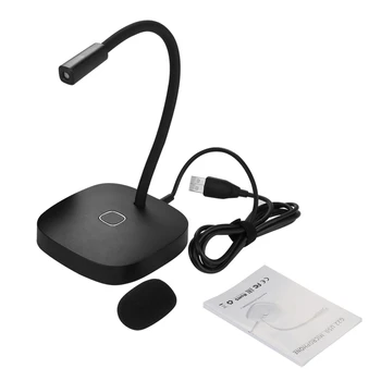 

USB Desktop Microphone for PC and with Mute Button Compatible with Any PC 77HA