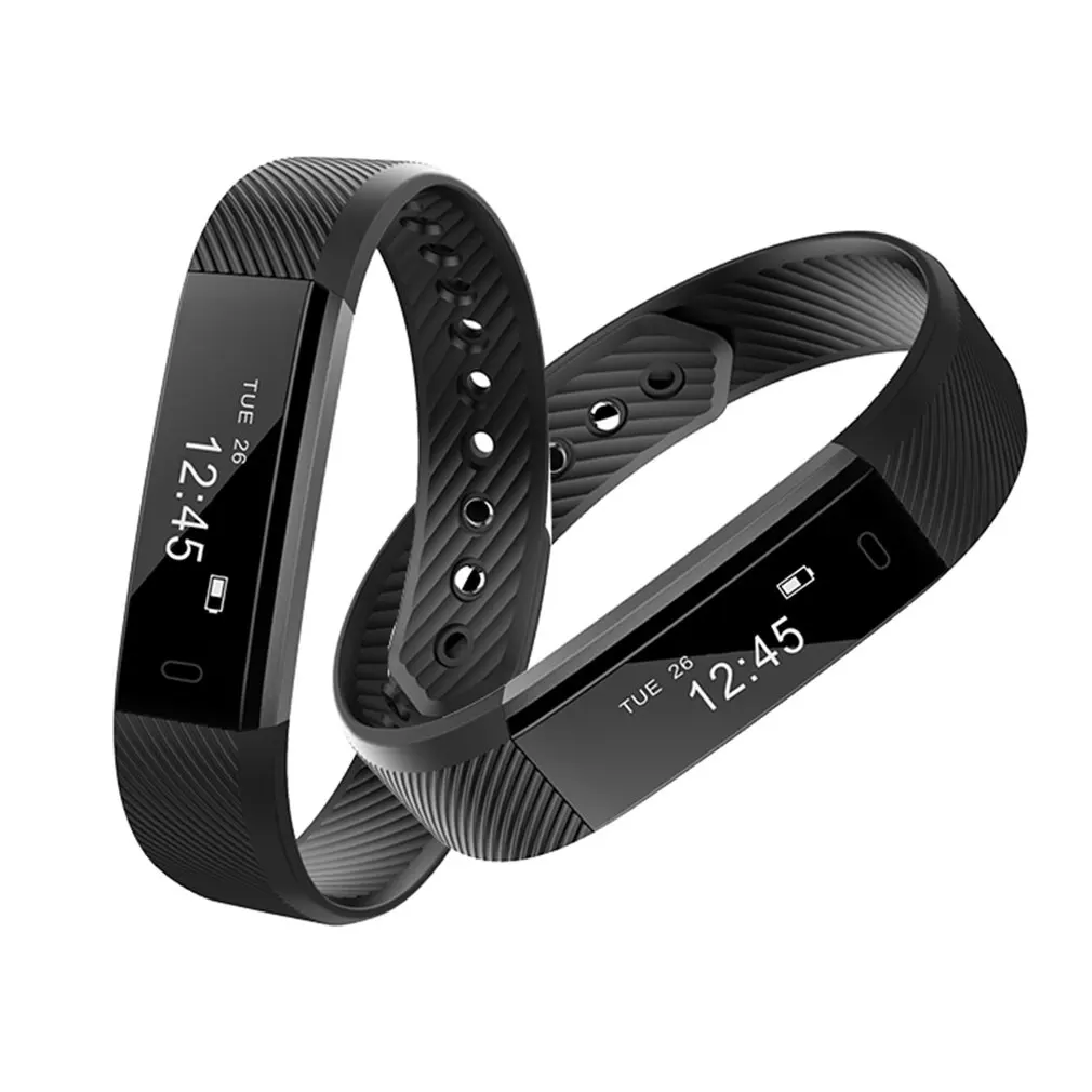 

YL015 Smart Wristband Heart Rate Monitor Remote Fitness Tracker SMS Reminder Pedometer Waterproof Sports Watch