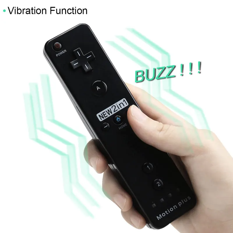 Встроенный контроллер Motion Plus для беспроводных игр wii, пульт ДУ Nunchuck для wii 2 в 1, Bluetooth, игровой контроллер, силиконовый мягкий чехол