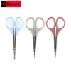 1PC Eyebrow Scissors Razor Trimmer Blades Stainless Steel Eyelash Straight Elbow Trimmer Shaver Scissors Nose Hair Clipper 1