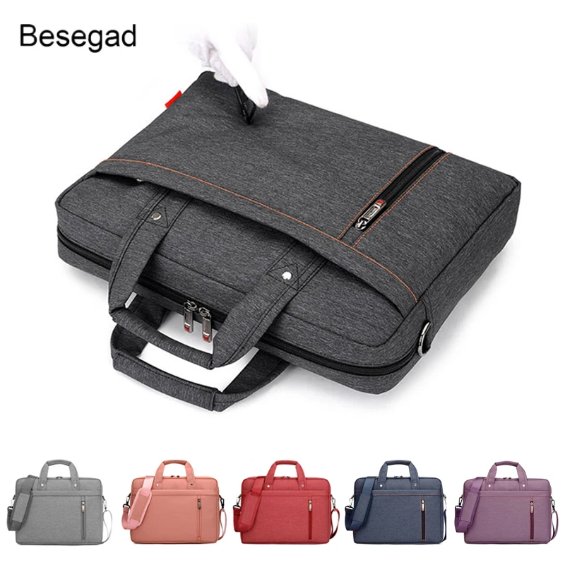 

Besegad Laptop Sleeve Bag For Macbook Pro13 15 15.6 17 inch Notebook cover Briefcase Sleeve Pouch Case for Apple Macbook Samsung