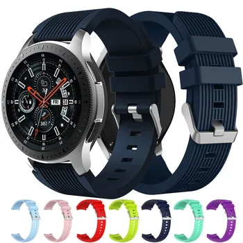 

22mm Silicone watch band for Samsung Gear S3 Frontier Classic band Replacemet Smart band for Samsung Galaxy Watch 46mm strap