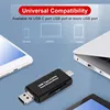 Кардридер Универсальный 3 в 1, устройство для чтения карт памяти Type C, Micro USB и USB на Micro SD, TF, USB OTG ► Фото 3/6