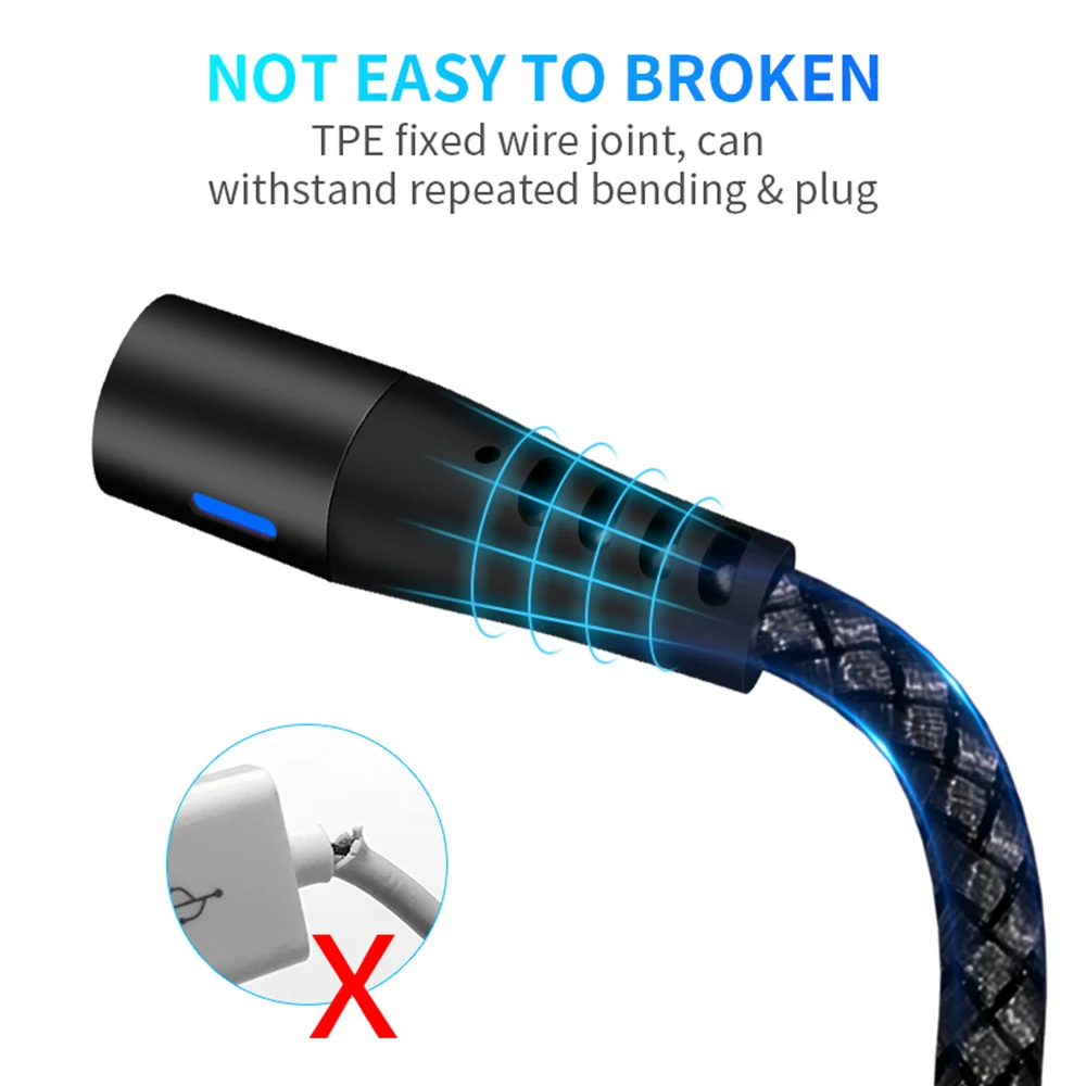 Магнитный usb-кабель Swalle для быстрой зарядки, кабель USB type C, Магнитный зарядный кабель Micro usb для зарядки и передачи данных, кабель USB для мобильного телефона