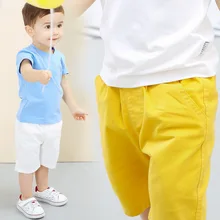 Zero Entity/Брендовая детская одежда; коллекция года; Лидер продаж; Летние Универсальные однотонные шорты их чистого хлопка выше колена для мальчиков