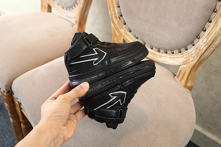 New Autumn Kids Sport Sneakers Children High Top Casual Sneakers Baby Girls Mesh White Shoes Boys Brand Chunky Sneakers Trainers