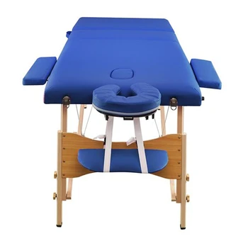 

3 Sections Massage Table Set Folding Beauty Bed Portable Beauty 70CM Wide Salon Furniture Professional Spa Massage Tables