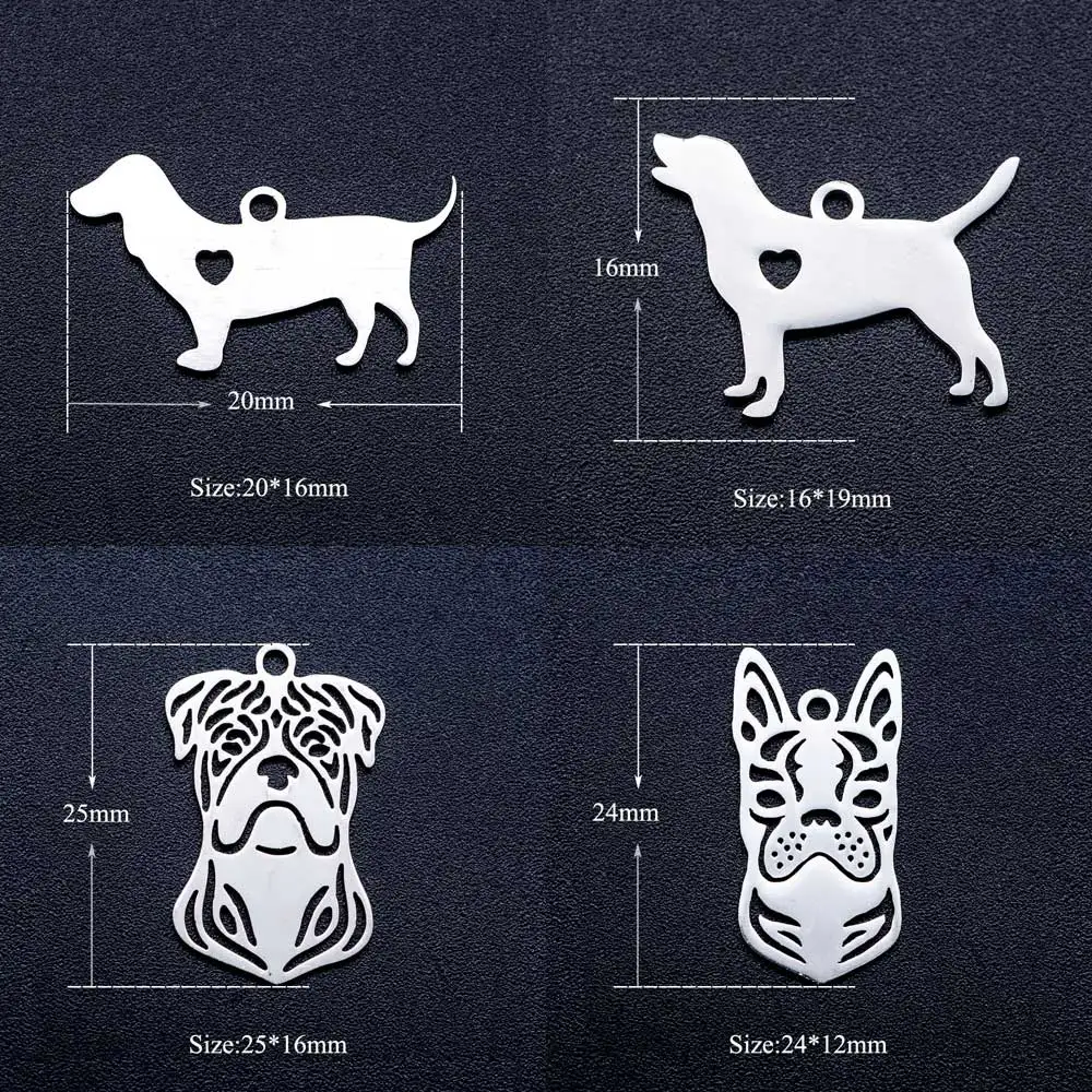 10 шт./лот Подвески сделай сам с высокой полировкой для домашних питомцев