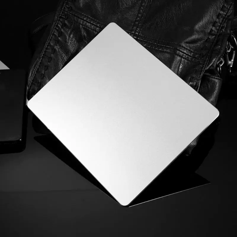 22x18CM Aluminum Alloy Mouse Pad Anti-slip Mousepad Gaming Mice Mat for Computer