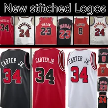 Новинка 34 Wendell Carter Jr. Джерси 24 Лаури маркканен 8 Зак Лавин 23 Майкл Джерси сшитые баскетбольные майки красный белый черный