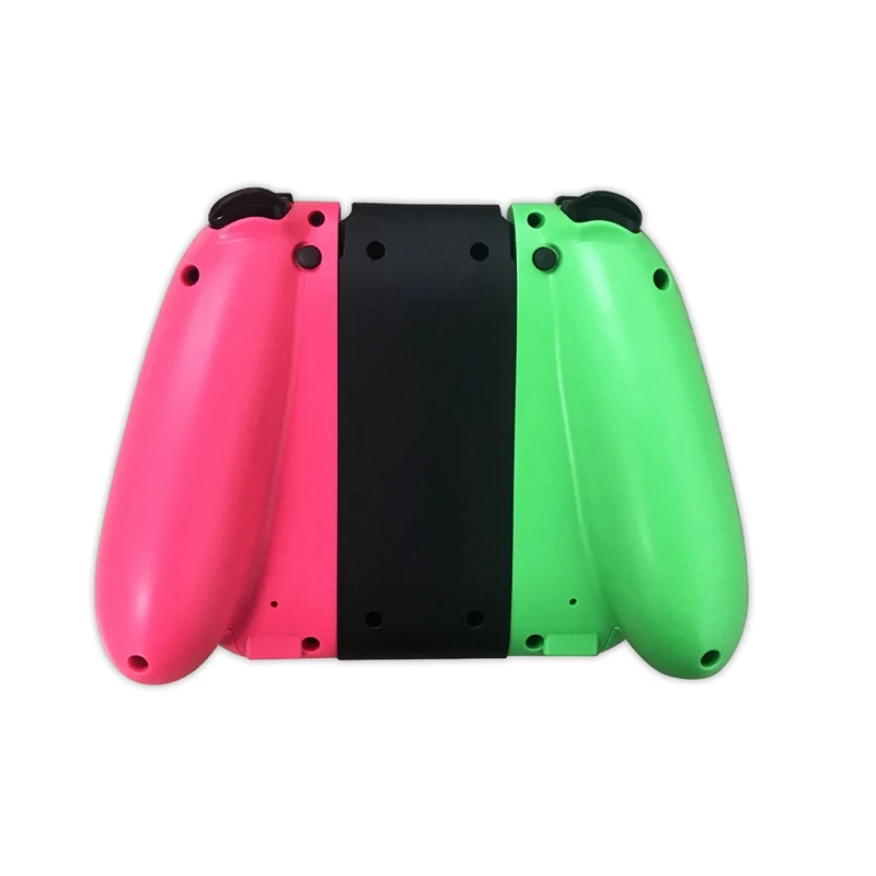 Беспроводной игровой контроллер Bluetooth подходит для ручек Ns Joy-Con(L/R) поддерживает проводной/беспроводной джойстик подключения(розовый+ Gr