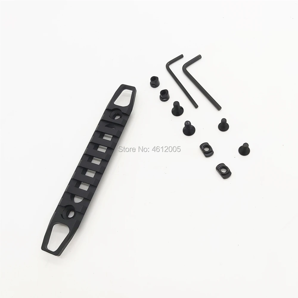 5 7 9 слотов M LOK/Keymod Rail базовый сегмент Handguard раздел авиационный алюминиевый Пикатинни Вивер для handguard