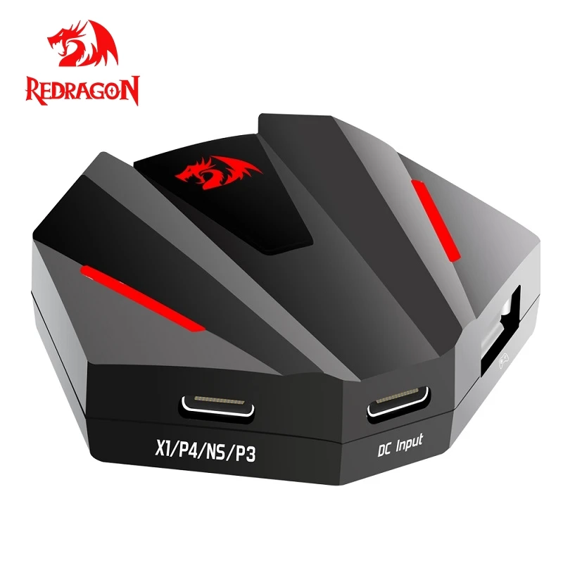 Redragon Vulcan Ga250 Mobile Controller Gaming Keyboard Mouse Converter For Xbox One Ps4 Switch Ps3 Consoles To Play Fps Gamepads Aliexpress