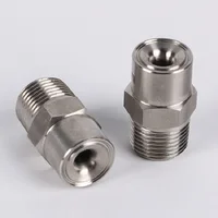 1pcs 1/8" 1/4" 3/8" 1/2" BSPT 304 Stainless Steel BB-W Wide Angle Water Jet Nozzle Full Cone Spray Nozzle 1