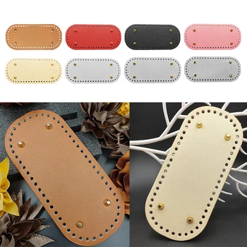 

8x Leather DIY Shoulder Bags Bottom Pad Pet Bags Insert Cushion Purse Making