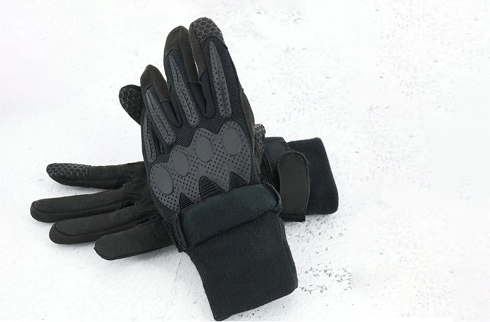 Брендовые бархатные зимние перчатки для мужчин Guantes Invierno Hombre тактика вождения на открытом воздухе альпинизма полный палец Сенсорный экран варежки