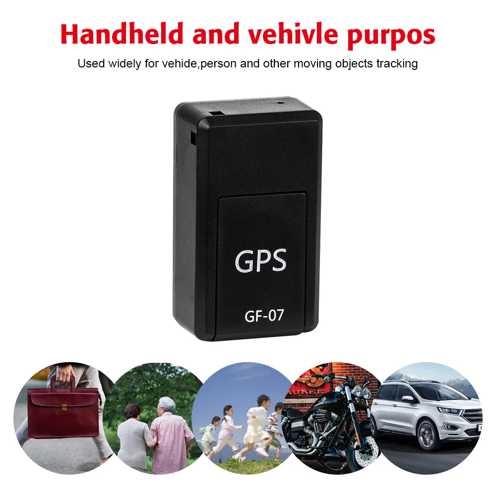 

Mini GPS Tracker GF-07 Permanent Magnetic SOS Tracking Devices For Vehicle Car Child Location Trackers Locator Systems Mini GPS