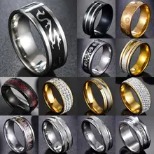 Ювелирные изделия MeMolissa, Ретро стиль, нержавеющая сталь, татуировка дракона, мужское кольцо для мужчин, серебро, черный цвет, широкие кольца в стиле панк