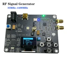Gerador de frequência da varredura do módulo adf4351 do gerador de sinal do rf de maxgeek 35mhz-4400mhz pll com display oled