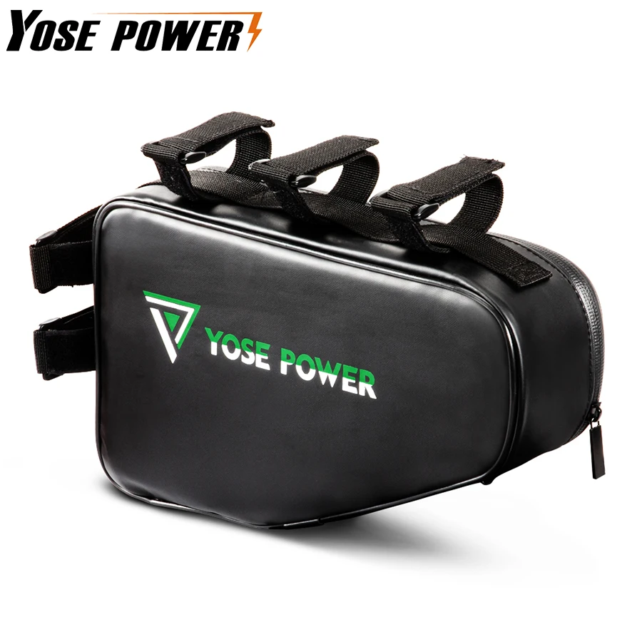 YOSE POWER Waterproof Triangle Ebike Battery Bag Outdoor Storage