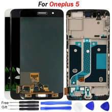 Original AMOLED For Oneplus 5 A5000 LCD Display Touch Screen Digitizer Assembly For One plus 5 Screen LCD Display With Frame