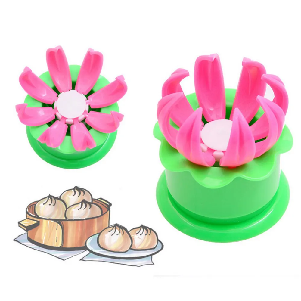 Булочная форма китайский Baozi Maker Dim Sum Shaper кухонный инструмент для выпечки DIY зеленый