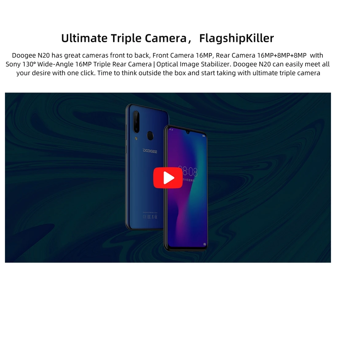 DOOGEE N20 мобильный телефон Android 9 0 4 аппарат не привязан к оператору сотовой связи