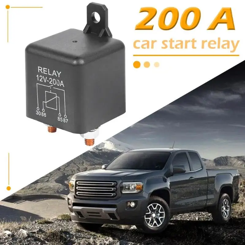 DC 12V 200A/120A/100A Heavy Duty разделение зарядки/реле лебедки 4 Pin для автомобиля Ван лодка