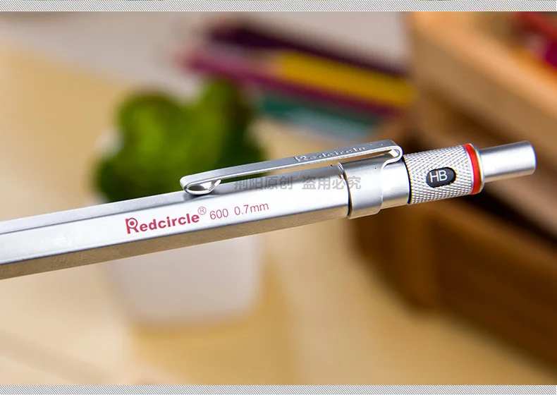Высокое качество 0,5/0,7/0,9/2 мм rotring механический автоматический карандаш RedCircle разработки металлический пенал доя карандашей, пенал для профессионального рисования комиксов