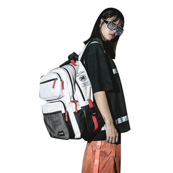 

boys and girls school bag student junior high school student high school college backpack men's large capacity travel backpack