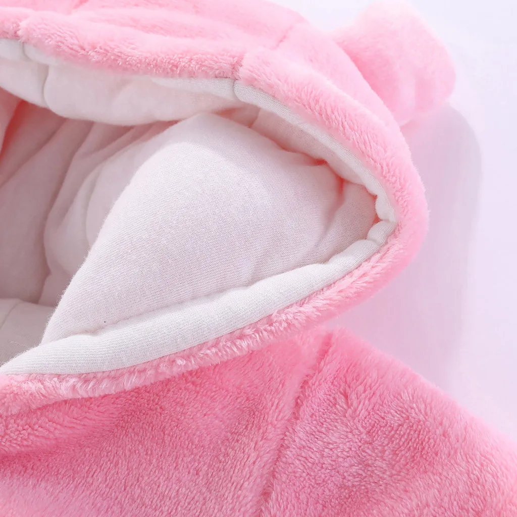 newborn boy toddler costume Infant Baby Boys Girls clothes Long Sleeve Cute Cartoon Rabbit Fleece Hooded Romper Outfits Clothing