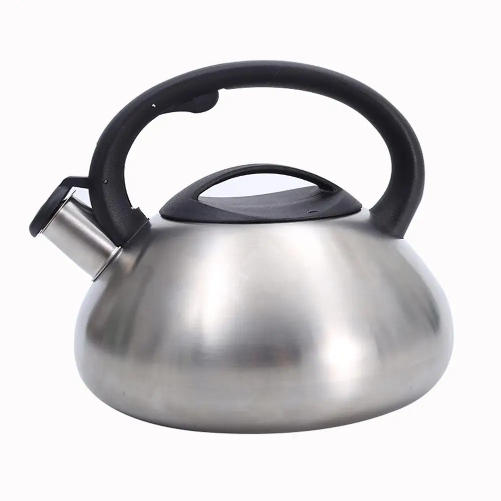 

3L Stainless Steel Whistle Kettle Stovetop With Boils Faster Bottom Anti-Rust And Anti Hot Handle Suitable For All Heat Sources