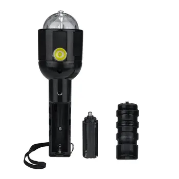 

LED Magic Crystal Ball Strobe Lamp Handheld Stage Light Party Disco