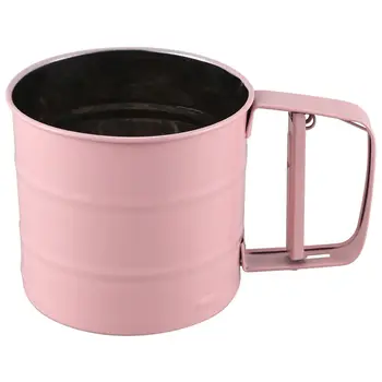 

Stainless Steel Flour Sifter Handheld Powder Flour Sieve Icing Sugar Manual Sieve Cup Home Kitchen Baking Pastry Tools
