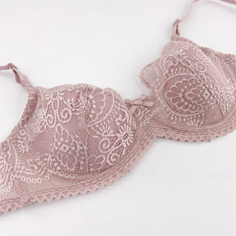 Beauwear с тонкими чашечками Размеры: полный шнурок дышащий бюстгальтер эффектом пуш